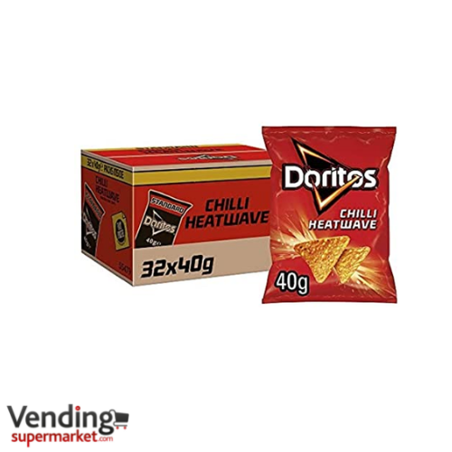 Doritos Chilli Heatwave Crisps (32x40g) £21.73