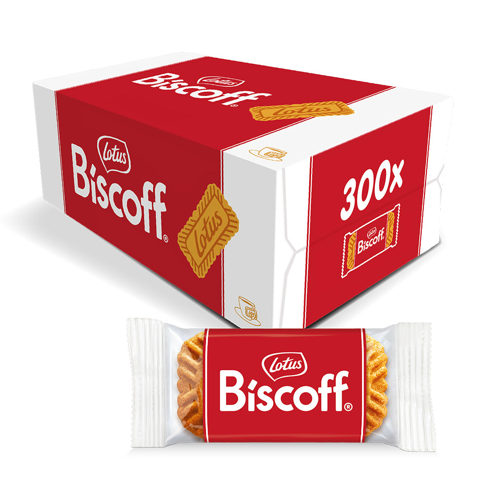 Lotus Biscoff Caramelised Individually Wrapped Biscuit 6.25g (300 Pack)