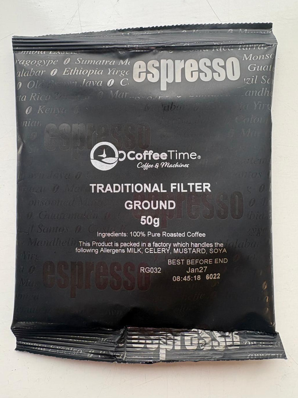 CoffeeTime Traditional Filter Sachets (45x50g) £46.77