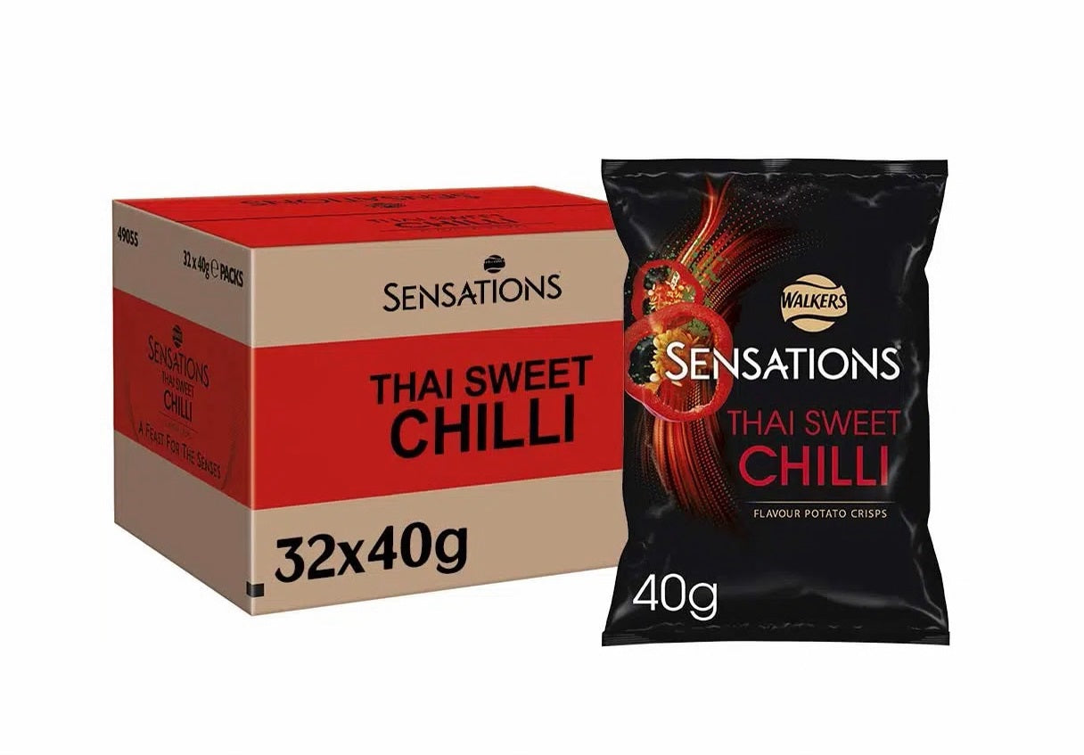 Walkers Sensations Thai Sweet Chilli Crisps (32 Bags) £22.54