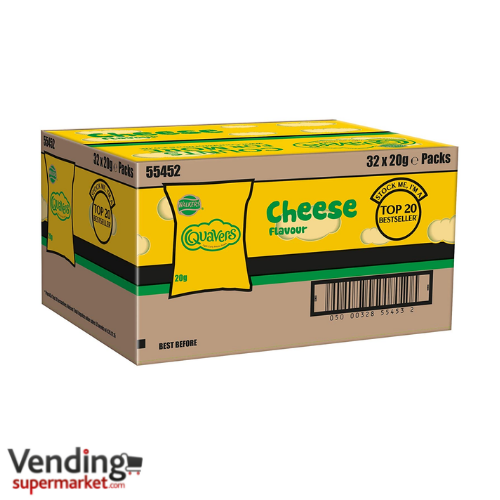Walkers Quavers Crisps (32x20g) £20.40