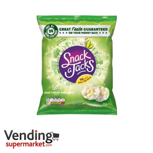 Snack A Jacks Sour Cream &amp; Chive (24x23g) £18.53