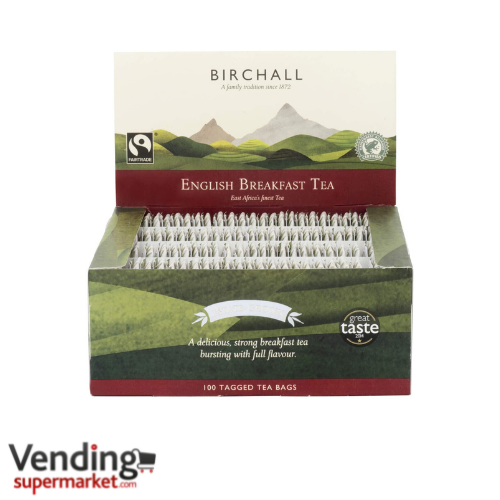Birchall English Breakfast Tagged Tea Bags (100) £7.84